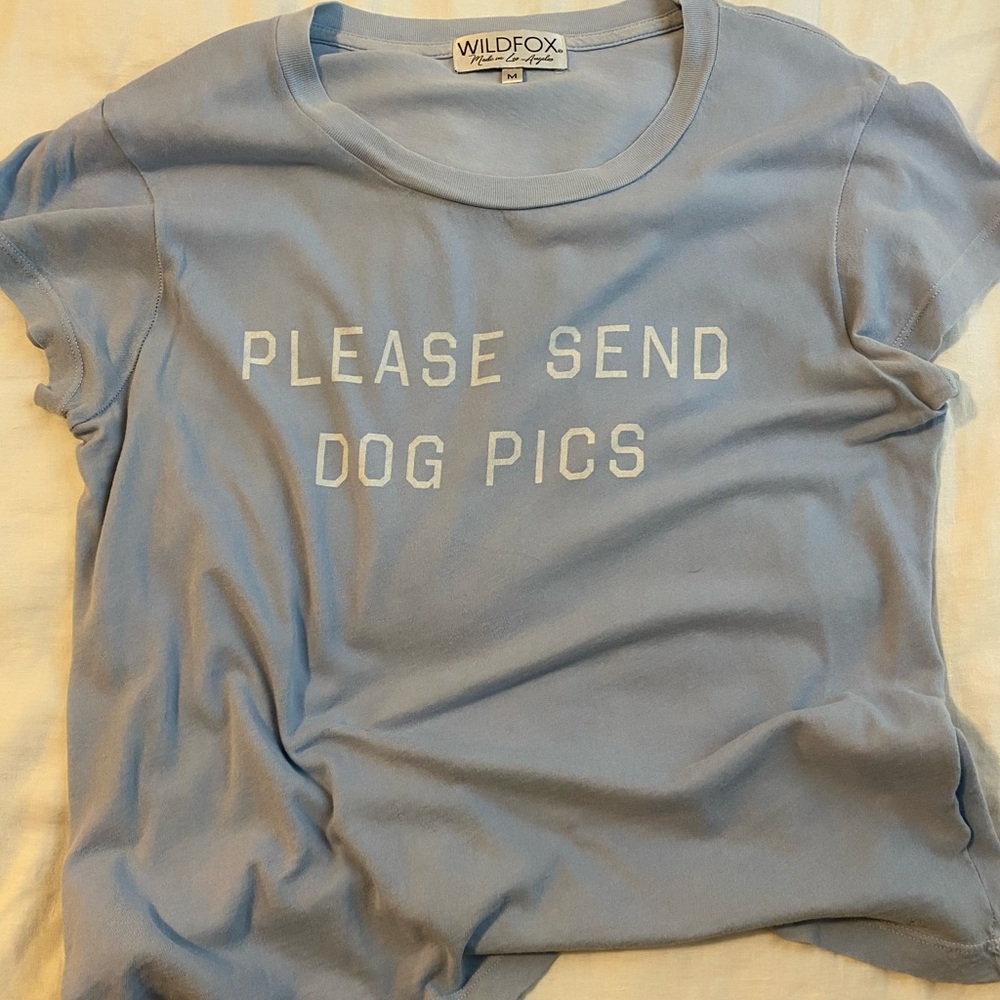 Wildfox please send dog pics tee